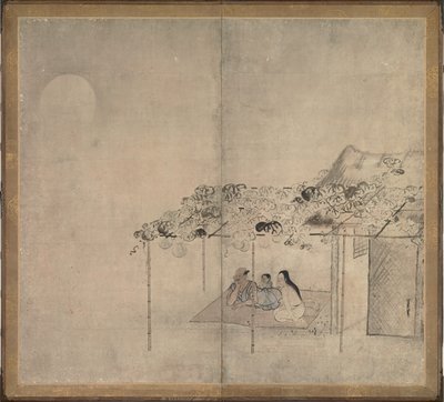 家庭享受晚上很酷。 作者 久住Mo